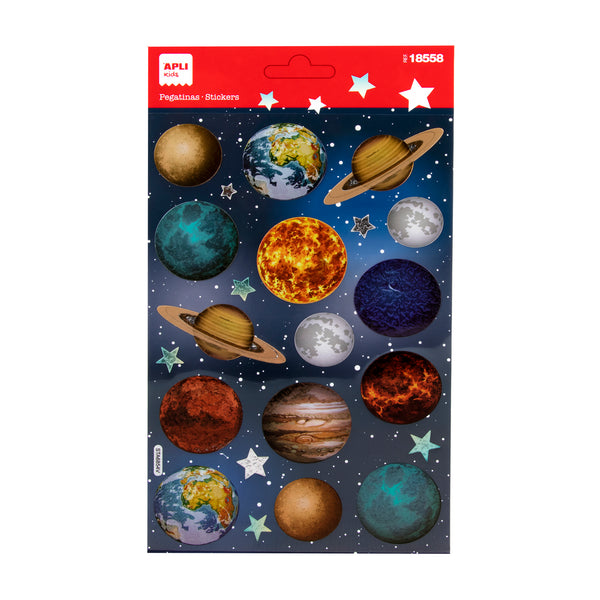 Holografische Aufkleber - Planeten - Tublu.de