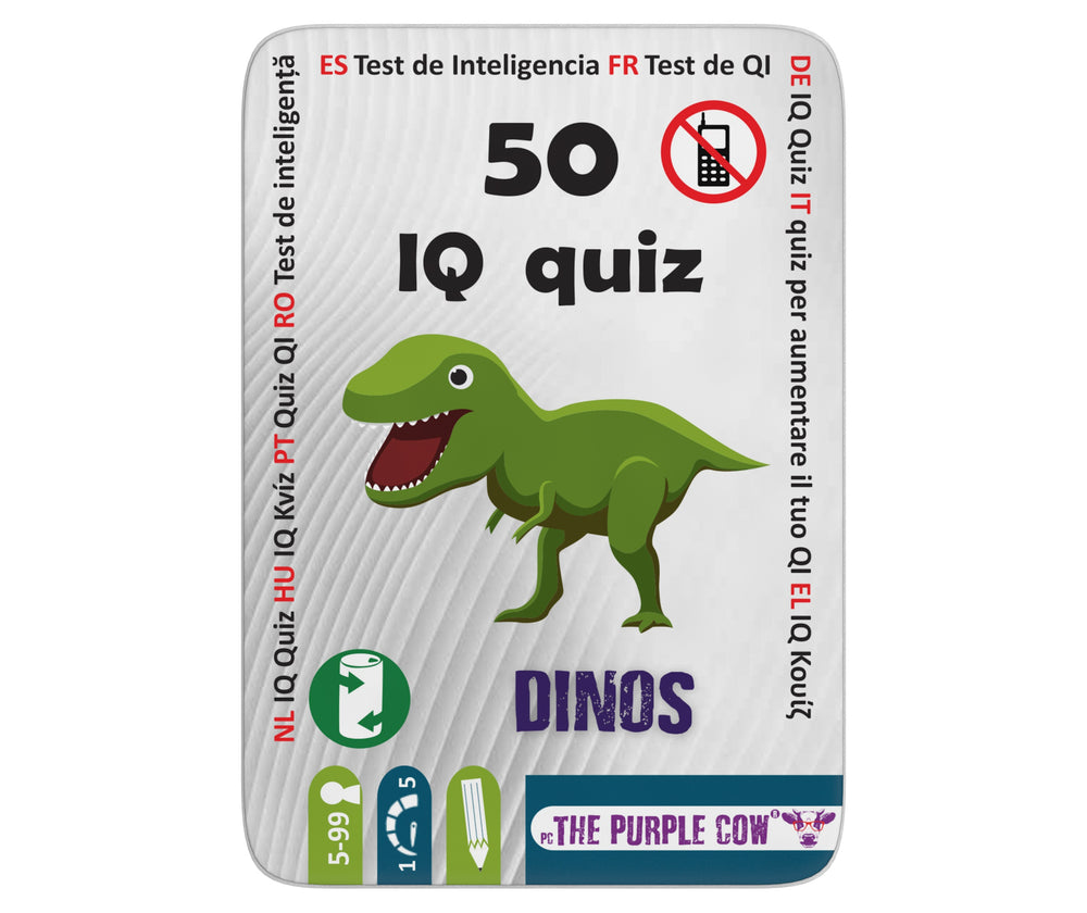 Reise-Rätsel – 50 IQ Dinosaurier