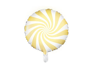Folienballon – Bonbon hellgelb 35 cm