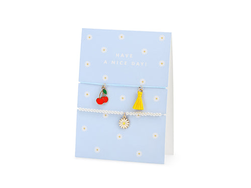 Grußkarte mit Armband – Have a nice day!
