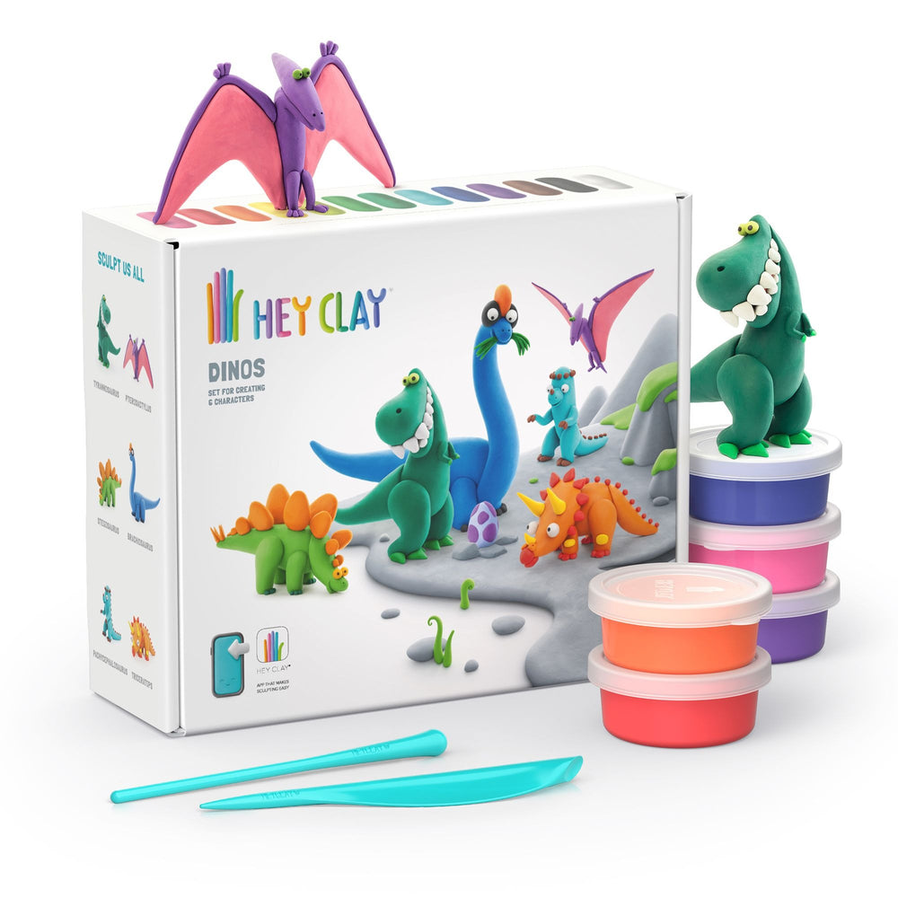 Modelliermasse – Set Dinosaurier