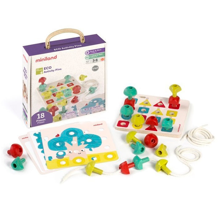 Öko-Puzzle: Aktivierende Stecknadeln