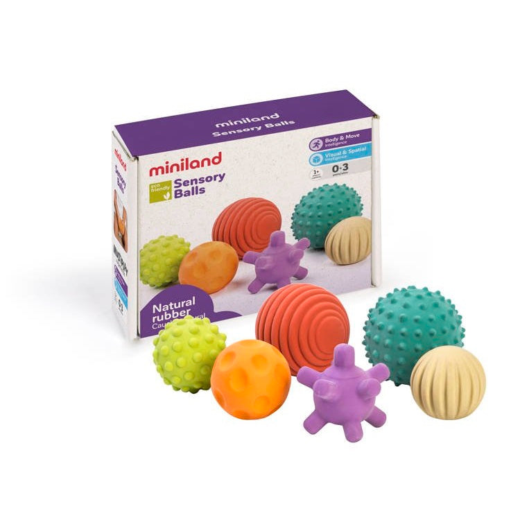 Sensorische Gummibälle 6 Stück