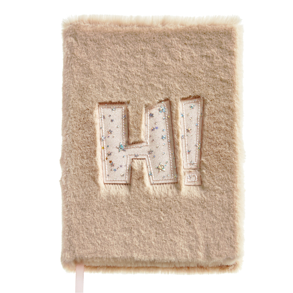 Flauschiges Notizbuch A5 – Hi