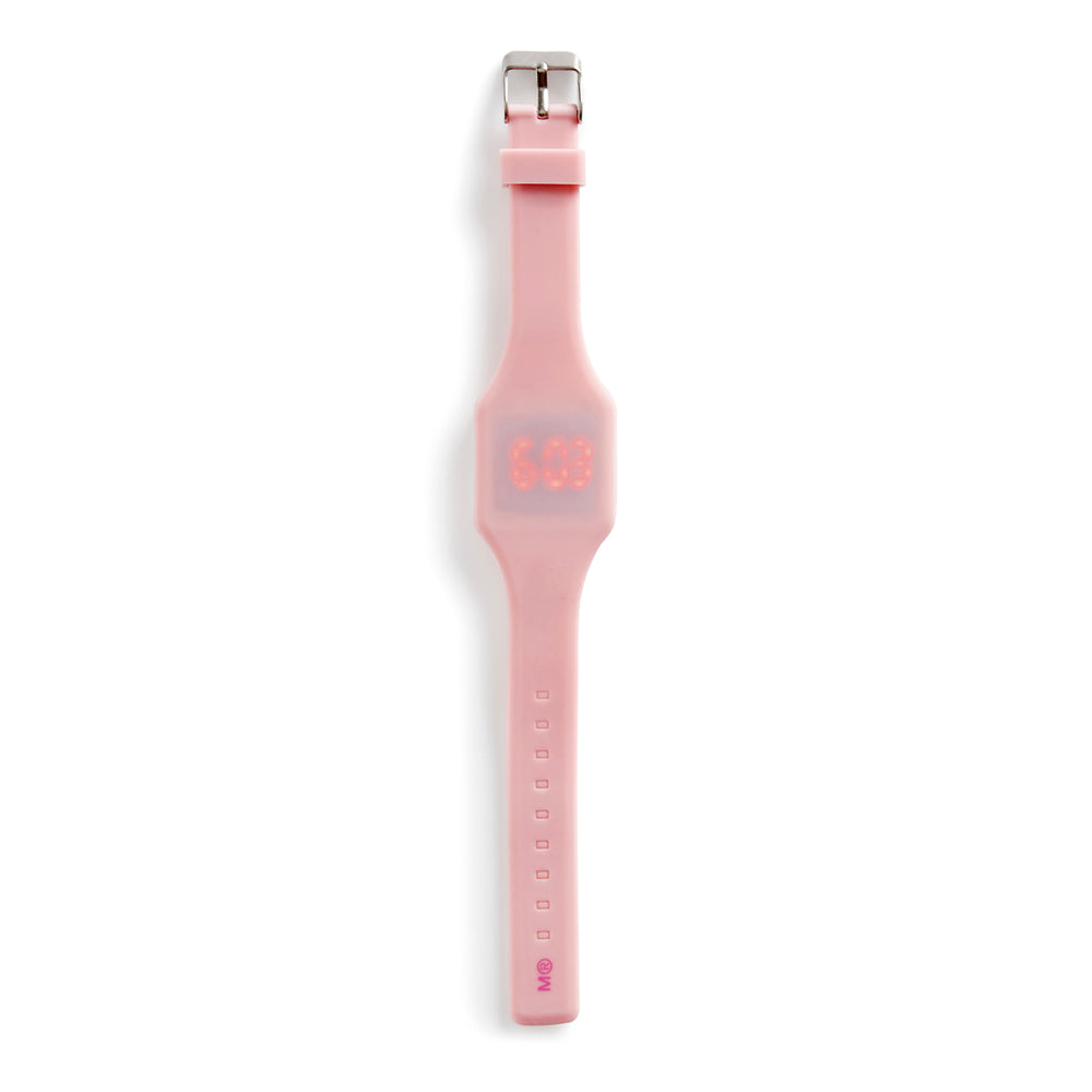 Digitale Silikon-Armbanduhr – Pink