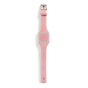 Digitale Silikon-Armbanduhr – Pink