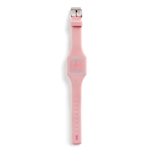Digitale Silikon-Armbanduhr – Pink