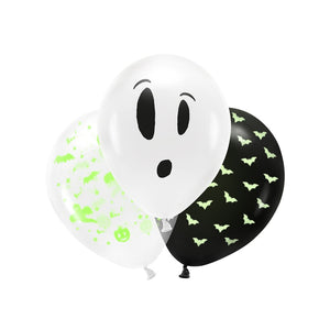 UV-Ballons – BOO! 27 cm Mix