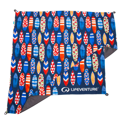 Wasserdichte Picknickdecke – Surfboards