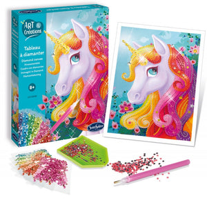 Diamantbild Set – „Einhorn”