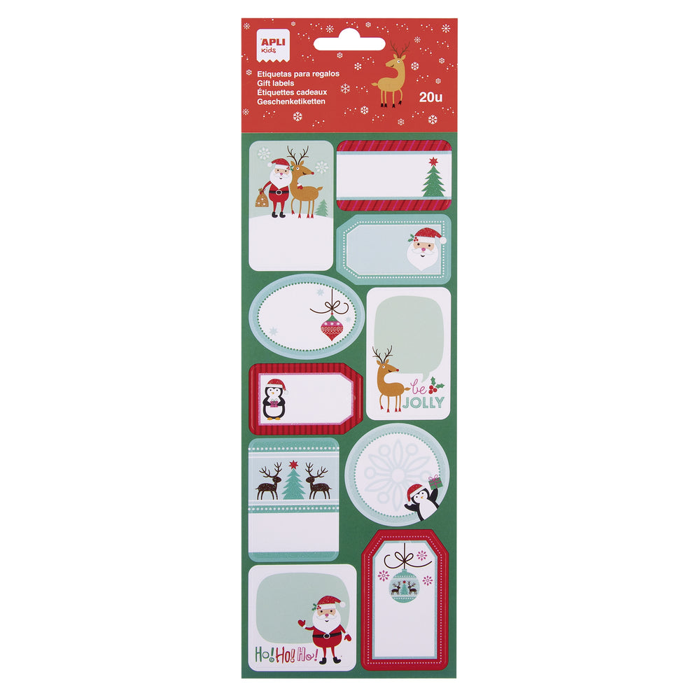Weihnachtsetiketten – Rentiere