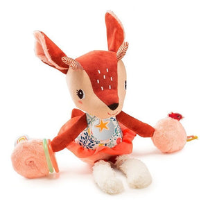 Multifunktionales Aktivitätsspielzeug zum Kuscheln – Reh Stella