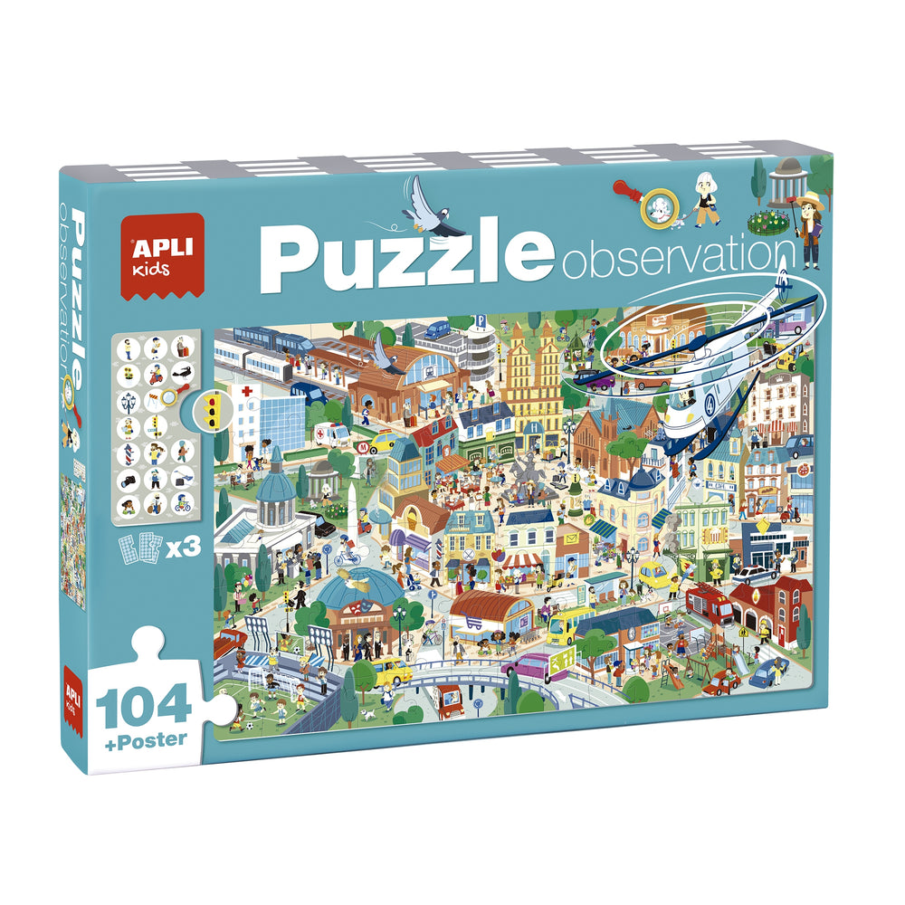 Beobachtungspuzzle – Stadt 104 Teile 5+