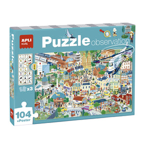 Beobachtungspuzzle – Stadt 104 Teile 5+