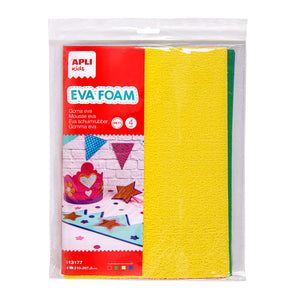 EVA-Schaumstoff in A4-Bögen – PLUSH, 4 Stück