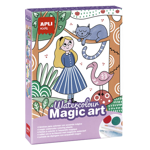 Kunstset mit Wasserfarben und Zauberstift – Magic Art