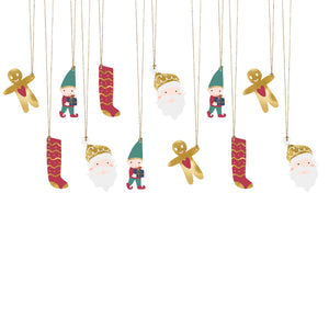 Geschenkanhänger  - Nikolaus (12 Stück)