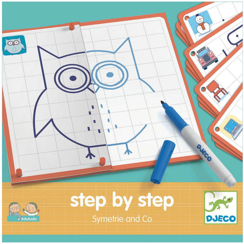 Plansze edukacyjne Eduludo Krok po kroku Djeco - Symetrie and Co - Tublu.de