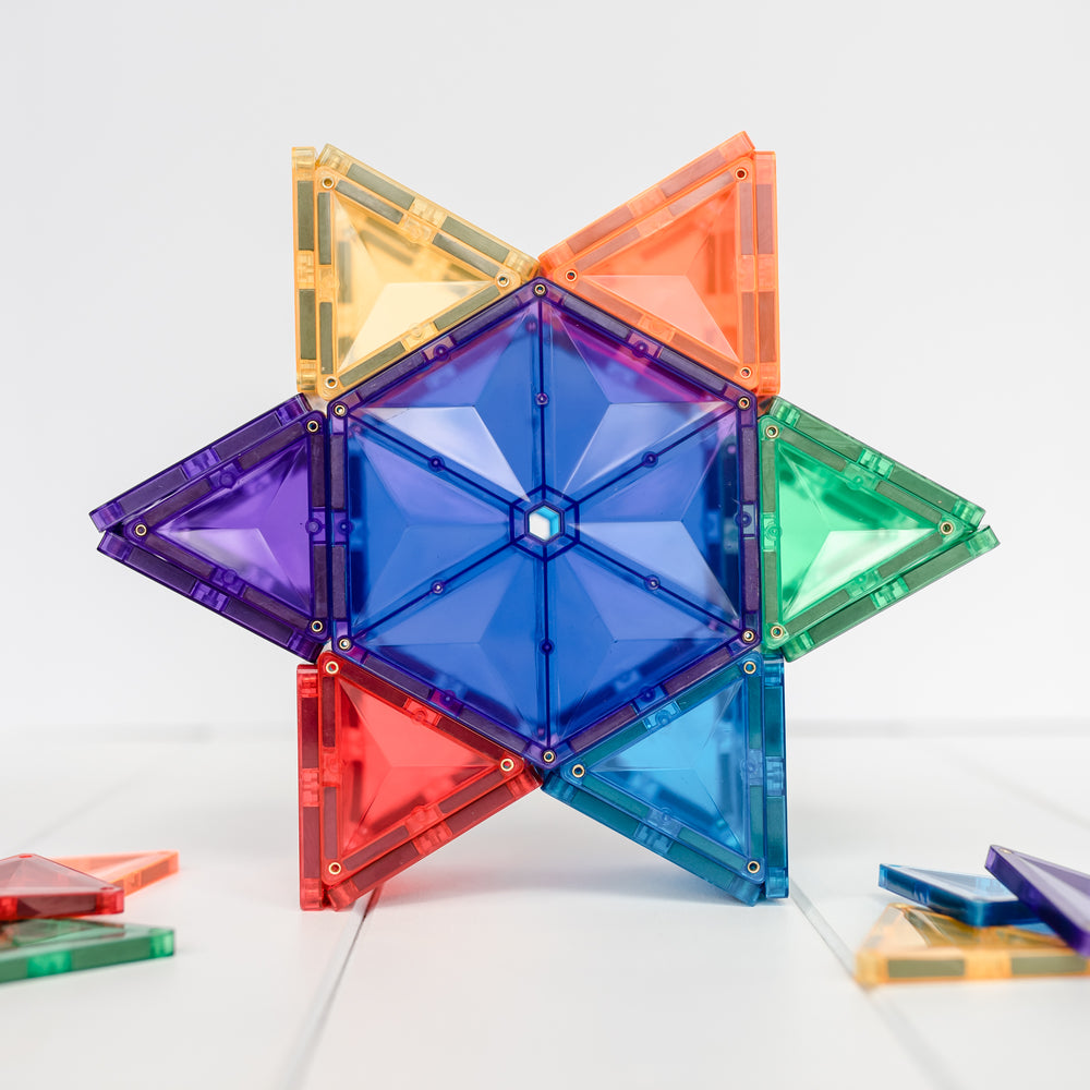 Magnetbausteine – Rainbow Geometry Pack 30 Teile - Tublu.de
