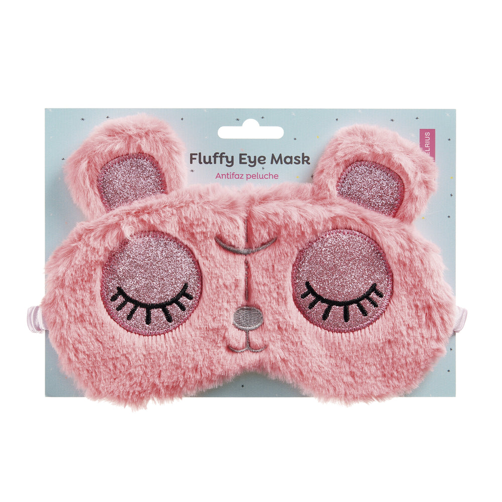 Plüsch-Augenmaske Back2Fun – Rosa