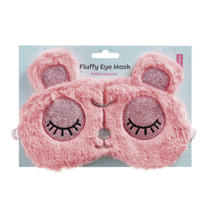 Plüsch-Augenmaske Back2Fun – Rosa