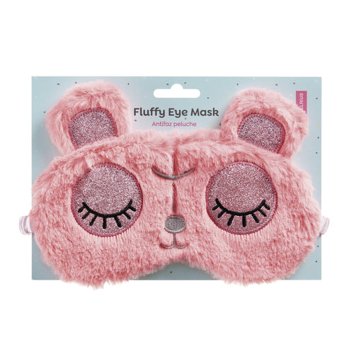 Plüsch-Augenmaske Back2Fun – Rosa