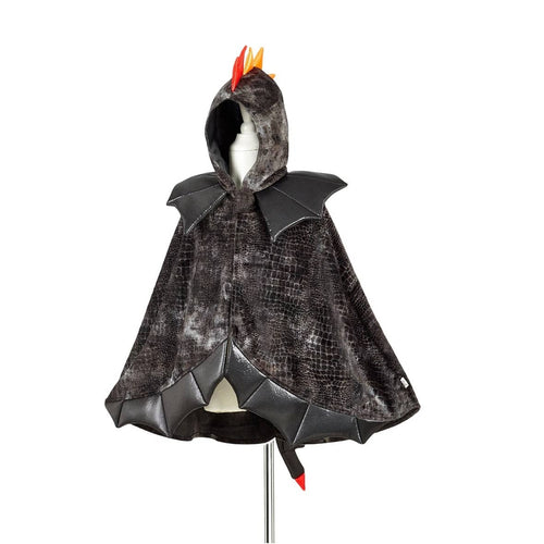 Kostüm - Schwarzer Drachenumhang 4-7 Jahre