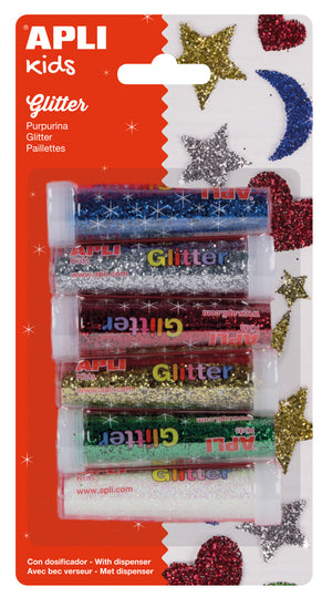 Glitzer in einem Glas – 6 Farben - Tublu.de