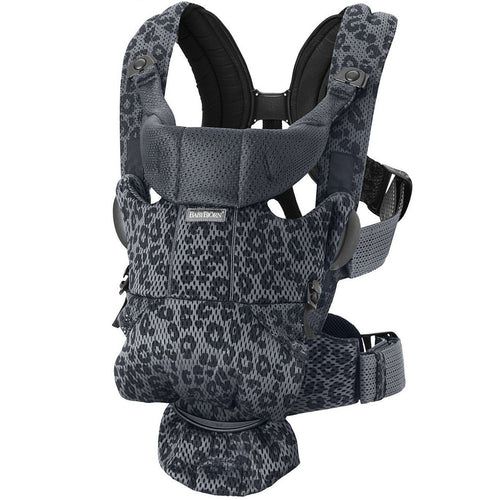 Babytrage MOVE 3D Mesh – Anthrazit/Leopard