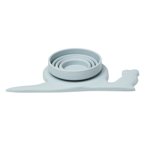 Silikon-Messbecher Schnecke – Hellblau - Tublu.de