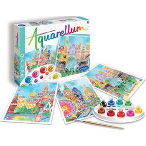 Aquarellum Set – „Hauptstädte” Malset