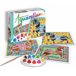 Aquarellum painting set - Horses