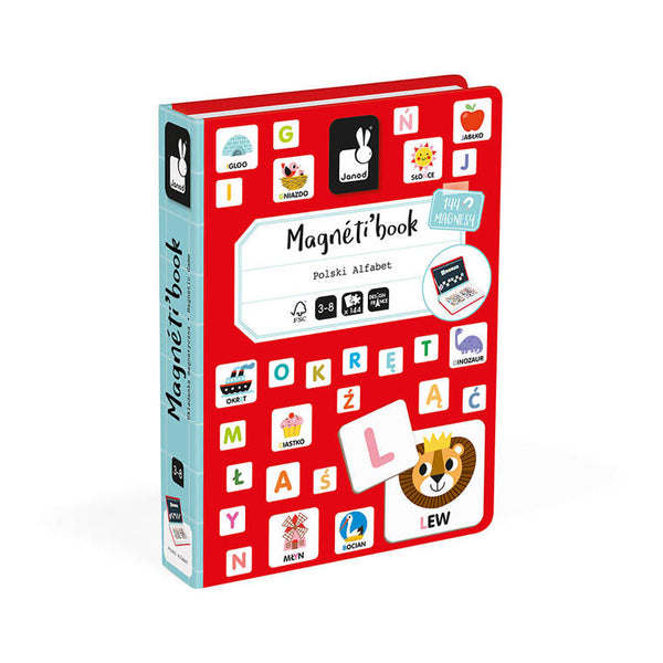 Magnetisches Puzzle Magnetibook – Polnisches Alphabet