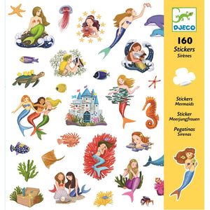 Stickerset 160 Stück - Meerjungfrauen - Tublu.de