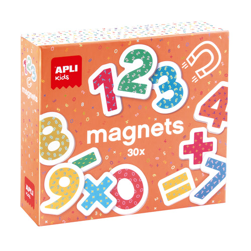 Holzmagnete – Zahlen