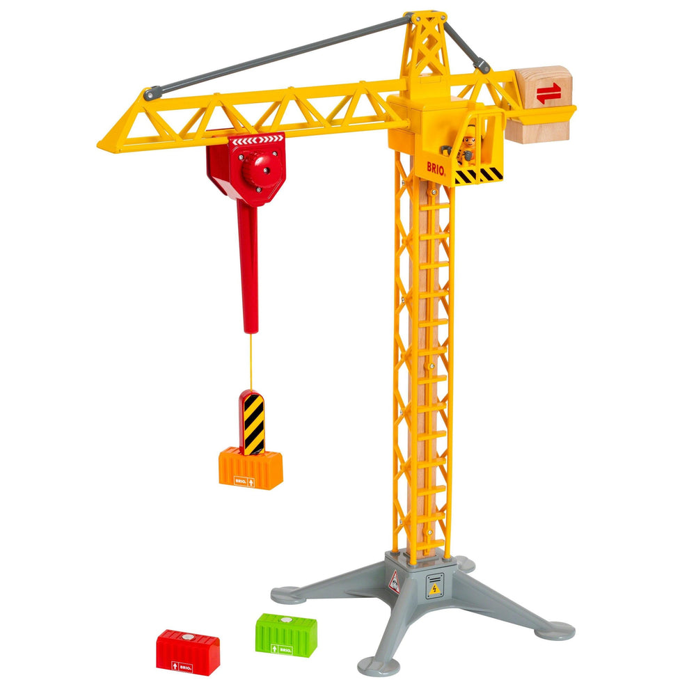 Baukran mit Beleuchtung