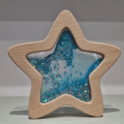 Sensorischer Stern – Leuchtet im Dunkeln Blau