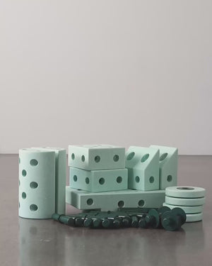 Kreative Bausteine zur Förderung der Grobmotorik Dreamer Set – mint 25 in 1