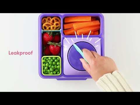Lunchbox mit Thermoskanne OmieBox – Unicorn Pink