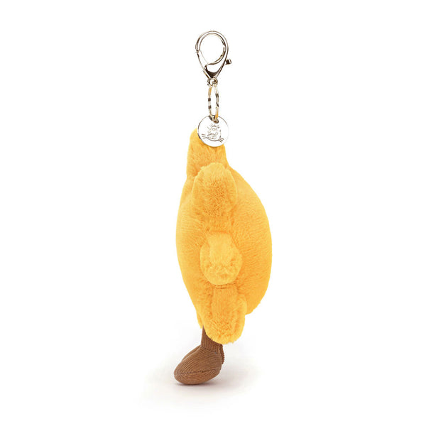 Jellycat Schlüsselanhänger – Lächelnde Sonne 20 cm aus weichem Plüsch mit Metallschlaufe