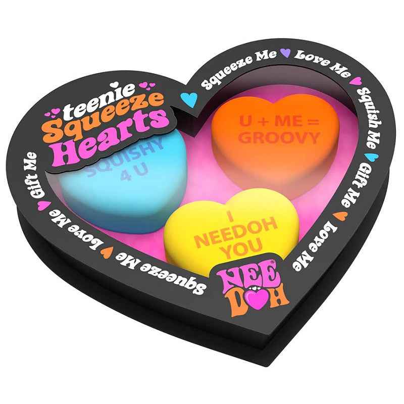Sensorischer Knete - Needoh Teenie Squeeze Hearts