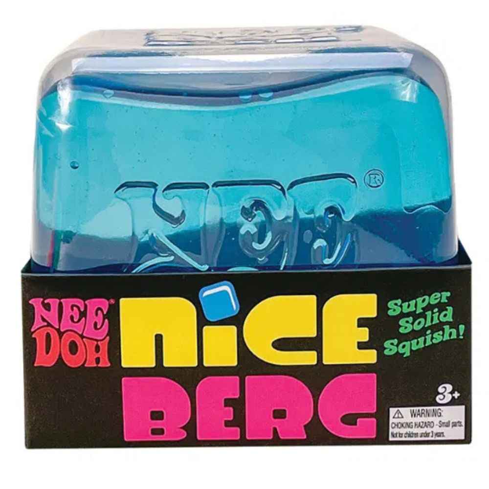 Schylling Sensorischer Knete - Nice Berg Needoh in blauer Farbe für stressfreies Kneten und Entspannung