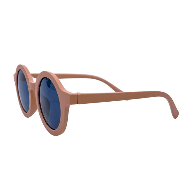 FOLLOW the duck Sonnenbrille Craspedia – Blush Rose 3–8 Jahre Kinder-Sonnenbrille mit rundem Rahmen