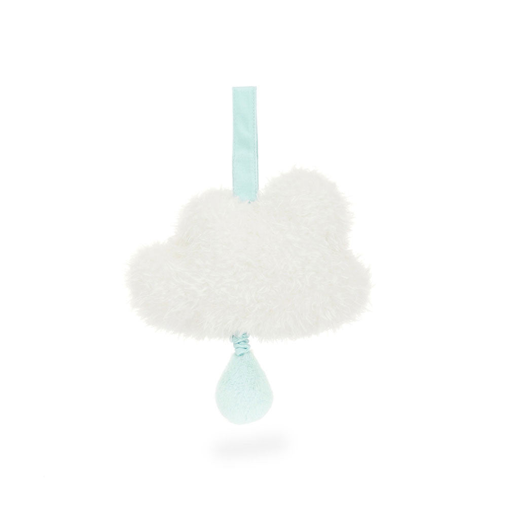 Jellycat Spieluhr - Cremige Wolke 27 cm mit weichem Plüsch und lächelndem Gesicht