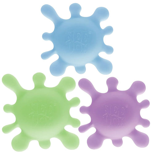 Schylling SplootSplat NeeDoh Zabawka progresywna in Blau, Grün und Lila