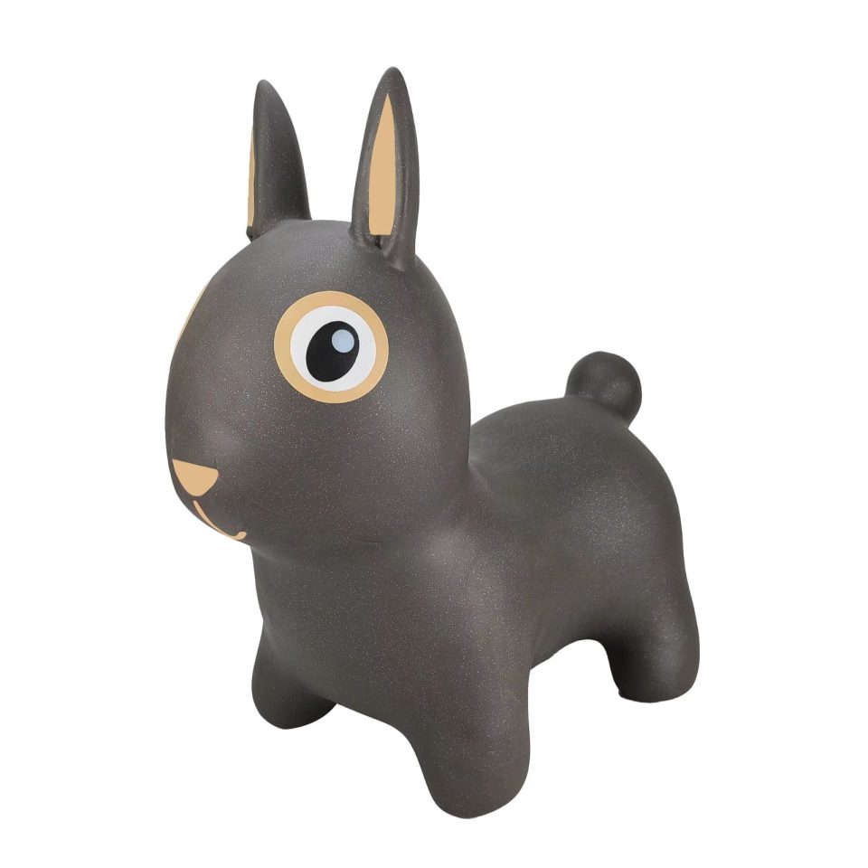 Find that Hippo Skoczek in Form eines braunen Springer Hases für Kinder zum Hüpfen