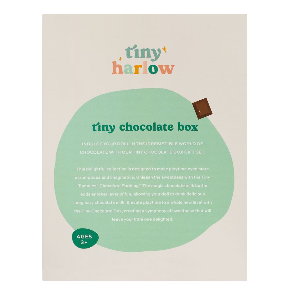 Tiny Tummies Set Zauberflasche mit Schokoladengeschmack und Messlöffel für Puppenaccessoires